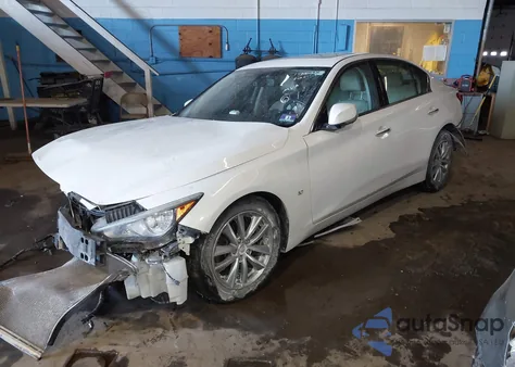 2015 Infiniti Q50 Premium z USA, uszkodzony, nr VIN JN1BV7AR9FM403267